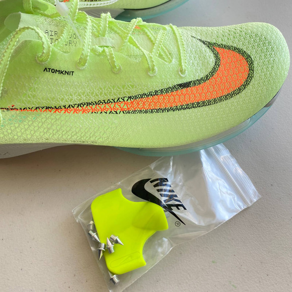 NEW Nike Air Zoom Victory Track & Field Distance Spikes Sneaker Yellow Orange 13 - Picture 12 of 13
